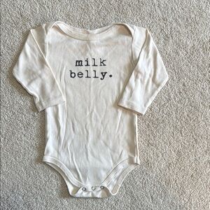 Tenth and Pine ‘Milk Belly’ Long Sleeve Bodysuit